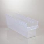 Store-Max 8 Inch High Bin, 7x8x24 - Clear