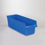 Store-Max 8 Inch High Bin, 8x8x24 - Blue