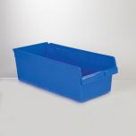 Store-Max 8 Inch High Bin, 11x8x24 - Blue