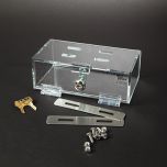Hinged-Door Locking Refrigerator Box, Compact, Single-Lock