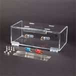 Hinged-Door Locking Refrigerator Box, Small, Double-Lock