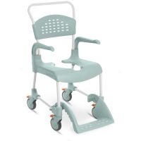 Etac Clean Shower Commode Chairs - Green - Seat to Floor 19.25"H (49cm)