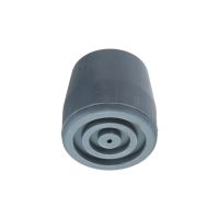 Multi-Purpose Tips - Flat Bottom Tip - Fits Tube Size 1 1/8" - Gray Pack of 4