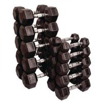 Individual Rubber Hex Dumbbell - 8 lb.