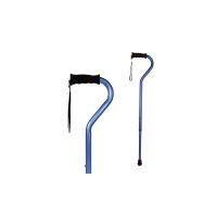 Carex Ergo Offset Cane, Blue