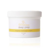 Deep Prep Organic Massage Cream - 8 oz. cream