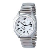 Talking Atomic Watch Male Voice Black Hands