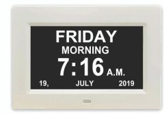Digital Day Clock, 7"