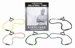 Exerband Clinic 6' Unilat Loop Tubes w/Book, Set/5