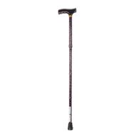 Drive Adjustable Folding Cane w/ T Handle-Black Floral