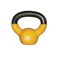 Kettlebell Vinyl Coated Weight Yellow  5lb  8" Diameter