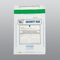 Patient's Medicine Inventory Bags, 9 x 12, White, pack