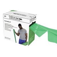 Cando Exercise Band Green Medium 100 Yard Dispenser Box