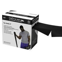 Cando No Latex Exercise Band Black X Heavy 100yd Dspnsr Box