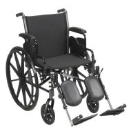 Lightweight Wheelchair  Dual Axle Desk Length Arm Flip Back
