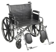 Wheelchair  Dual Axle Desk Length Arm Padded-1065289
