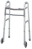 Easy-Release 2 Button Walker Youth W/3" Wheels