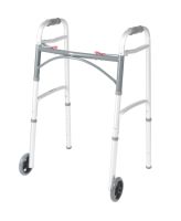 Folding Walker Adjustable Height  Aluminum Frame 350 lbs.-1076176