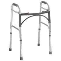 Folding Walker Adjustable Height  Aluminum Frame 350 lbs.-1088076