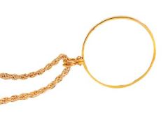 Walters 3X Pendant,Gold Color 42mm
