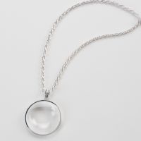 Walters 6X Pendant Magnifier, Silvertone 42mm