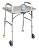 Universal Walker Tray with Cup Holder, Grey Drive