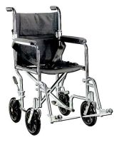 Wheelchair Transport / Companion 19" Wide Chrome
