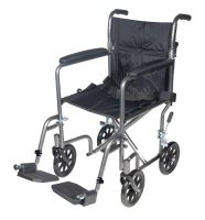 Wheelchair Transport 19" Silver Vein Finish