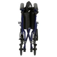 Wheelchair Transport Lightweight Blue 17"