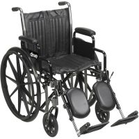 Wheelchair Econ Rem Desk Arms 20" w/ELR's Dual Axle