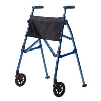 EZ Fold-N-Go Walker Black Walnut