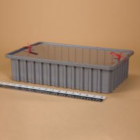 Divider Box with Security Seal Holes - Blue