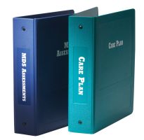 MDS Assessments Imprinted Ringbinder - 2-1/2" Side Open 3-Ring, Dk. Blue
