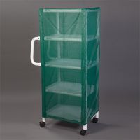 Multi Purpose Cart  4 Shelf with Mint Green Cover -11768