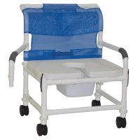 Extra-wide shower chair 26" internal width