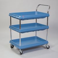 Metro  Deep Ledge Utility Cart, 3-Shelf