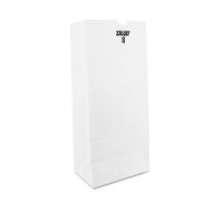 Bag Grocery Paper 4x6x12 White 500/Pk 500/Package