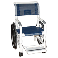Self propelled AQUATIC / REHAB shower transport chair 18" internal width