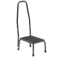Drive Footstool w/ Non Skid Rubber Platform and Handrail