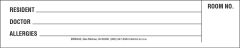 Spine ID Insert Cards - 2" x 5" Resident/Allergies 1374NH