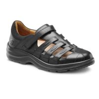 Breeze Sandals, Black, Women's Size 5.5 Wide