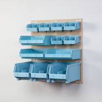 Small Louvered Bin Panel, 18x19