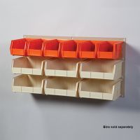 Large Louvered Bin Panel, 36x19