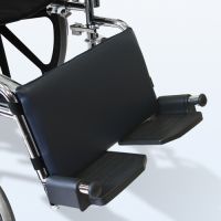 Leg Rest Pad for Wheelchairs Navy 16"w X 9"h