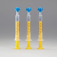  Comar Oral Dispensers with Tip Caps, 3mL - Clear