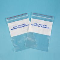 Easy-Write Reloc Zippit  Bags, Will Not Scan Return To Pharmacy, 6 x 9