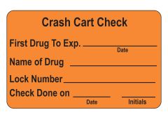 Crash Cart Check Labels
