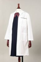 Lab Coat White Size 10 Knee Length Reusable