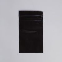 Zipper Bags, 4x6, Black