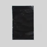 Zipper Bags, 6x9, Black